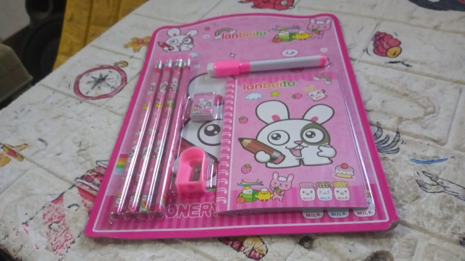 4299 Stationery Kit for Kids - Stationery Set, Includes Wooden Pencil, Sharpener, Pencil and Eraser Set, Small Diary School Supply Set, Birthday Return Gift for Kids, Boys, Girls (8 pc Set) 4299 Stationery Kit for Kids - Stationery Set, Includes Wooden Pencil, Sharpener, Pencil and Eraser Set, Small Diary School Supply Set, Birthday Return Gift for Kids, Boys, Girls (8 pc Set)